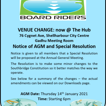 Venue Change for AGM and Special Resolution